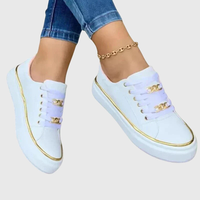 Isabelle – Lace Up Low Top Walking Sneakers