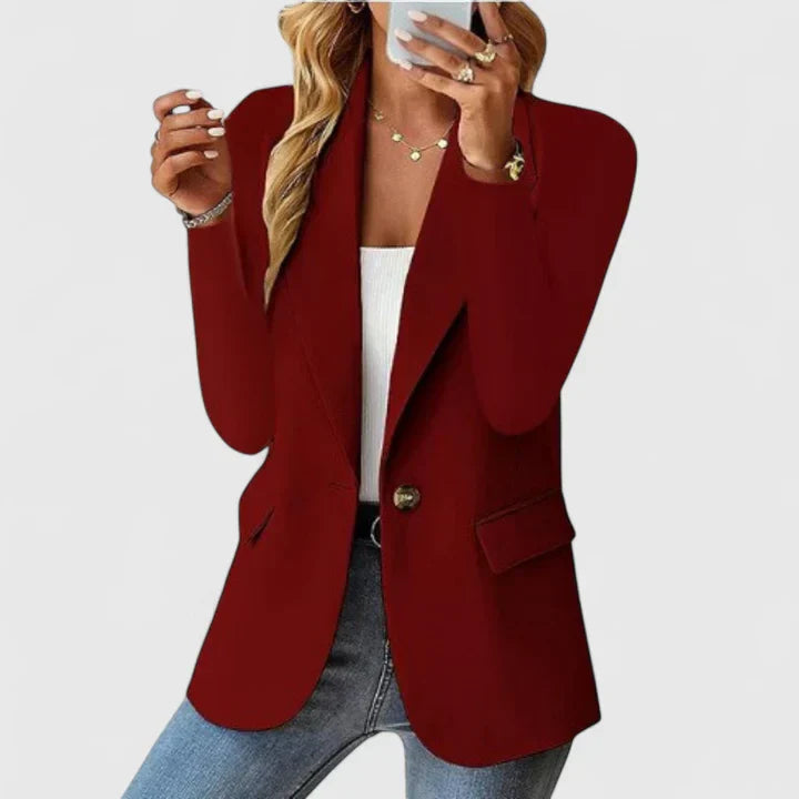 Harper – Single Button Longline Blazer