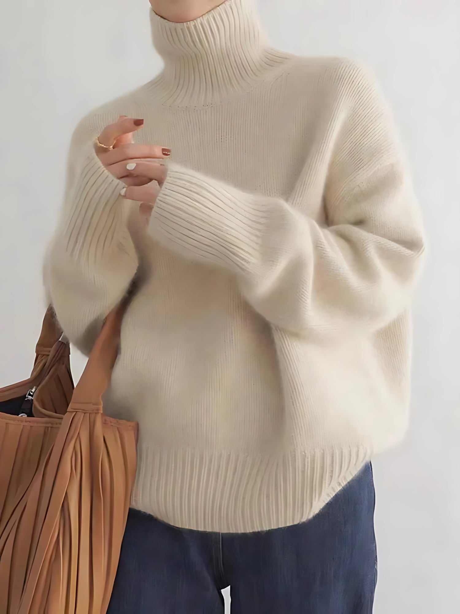 Eden – Chunky Turtleneck Knit Sweater