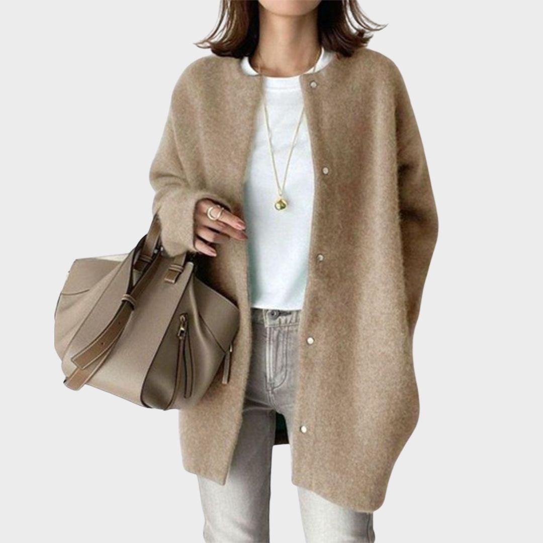 Mariana – Oversized Open Front Knit Cardigan