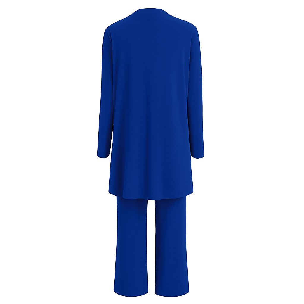 Brianna – Three Piece Cardigan Tank Top And Wide Leg Pants Set