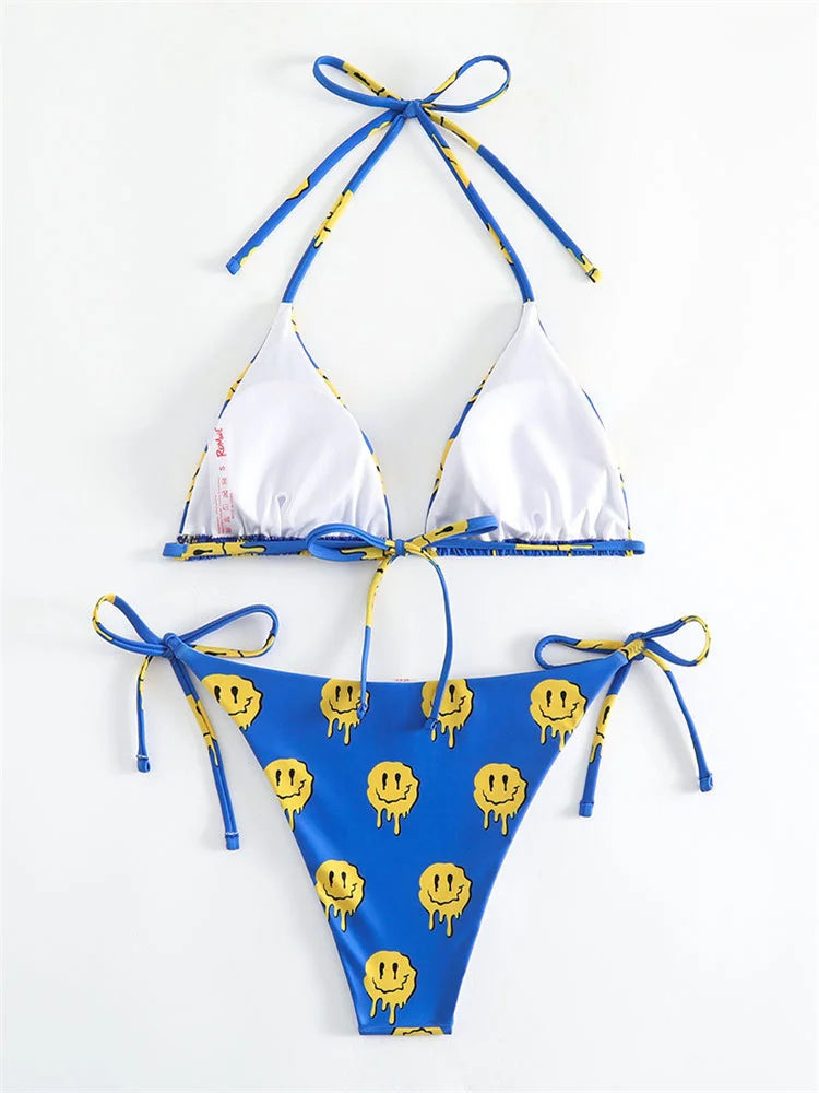 Emoji Classic Triangle Bikini