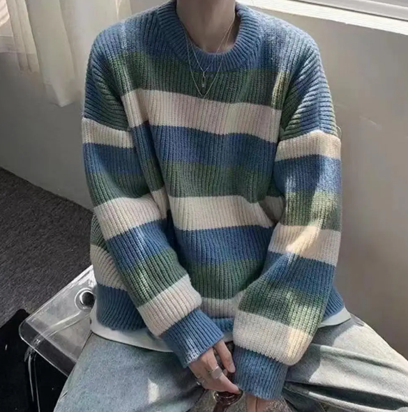 Walter Striped Knitted Pullover