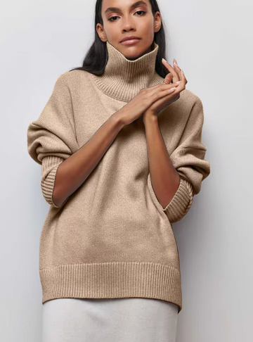 Yanna Turtleneck Knitted Sweater