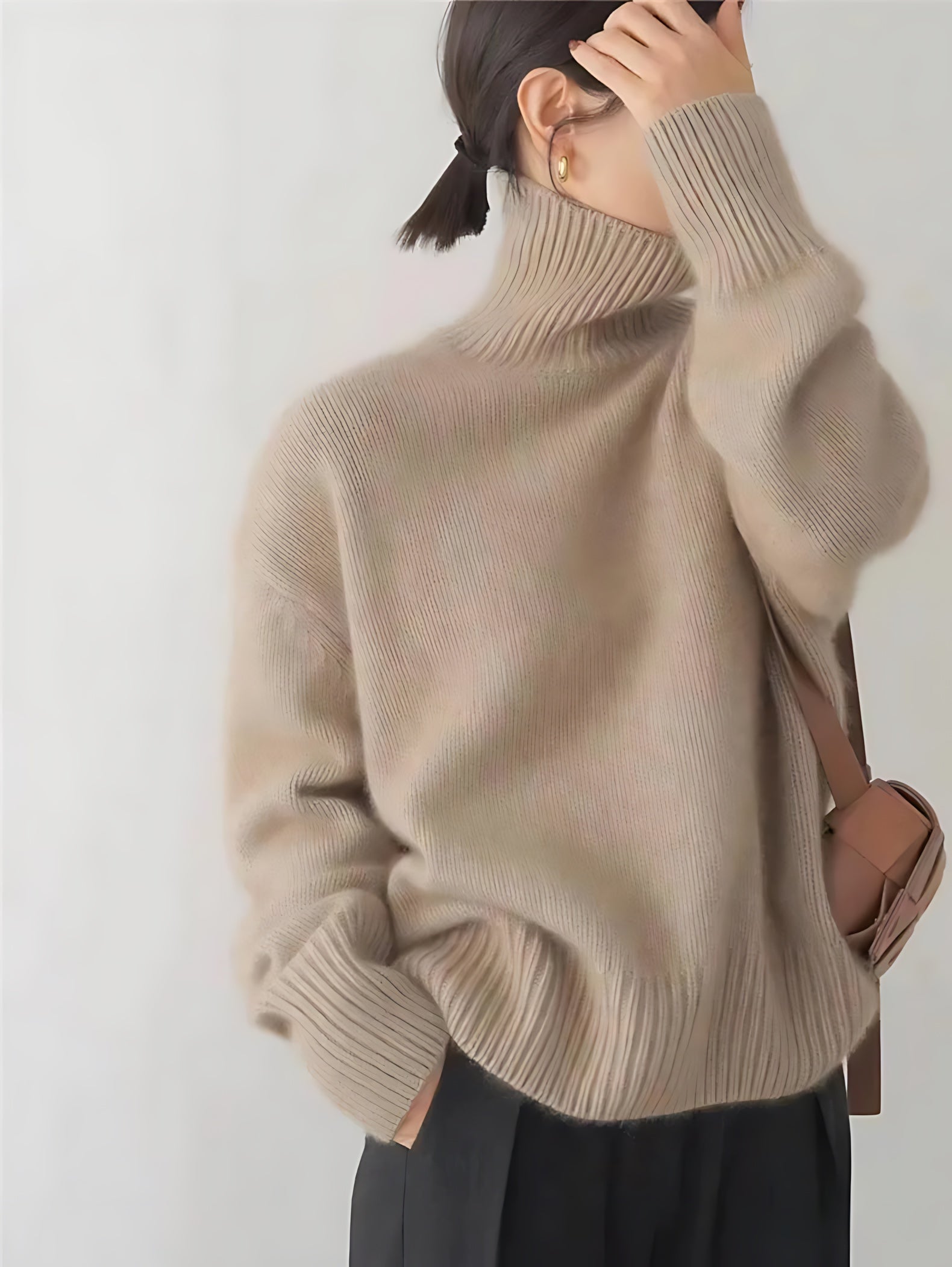 Eden – Chunky Turtleneck Knit Sweater
