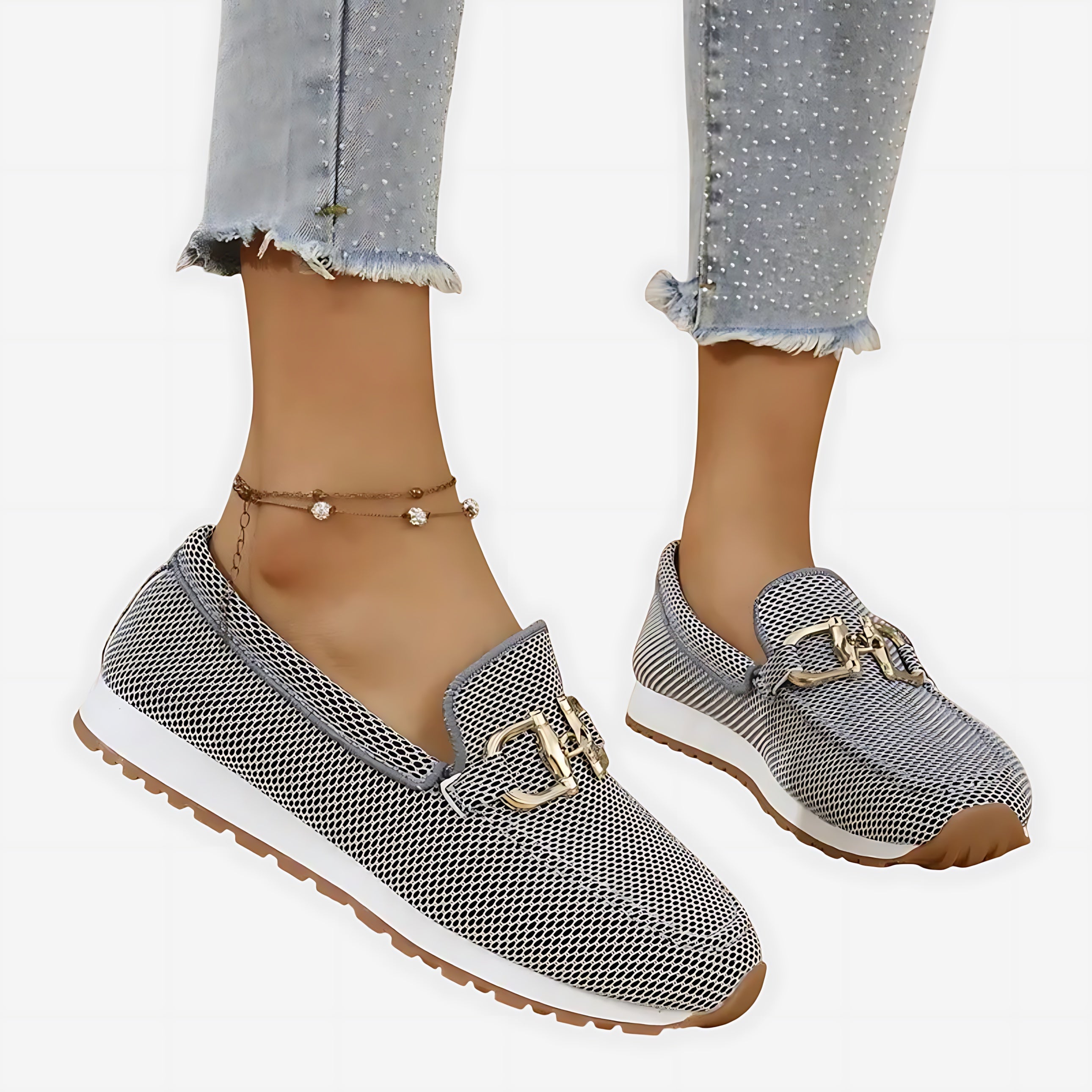 Hannah – Suede Horsebit Platform Loafers