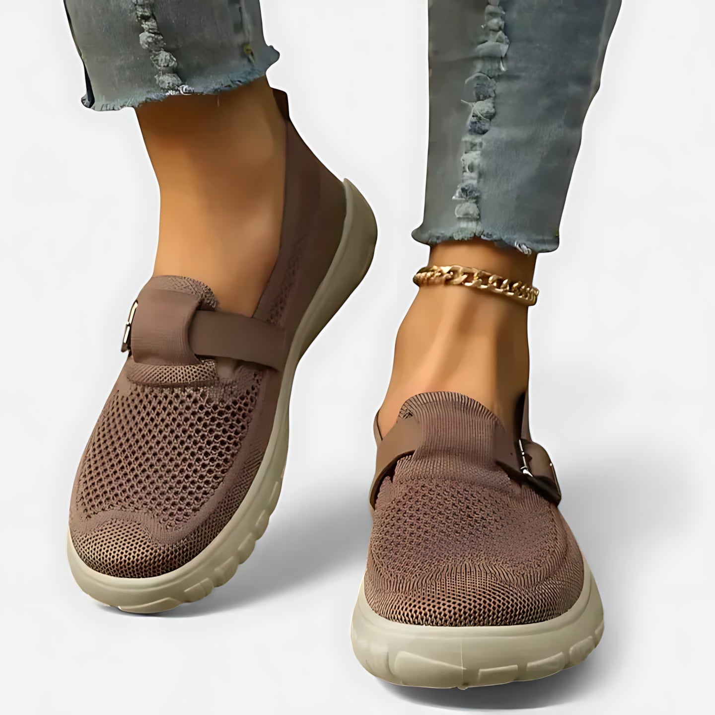 Luna – Mesh Slip On Walking Sneakers