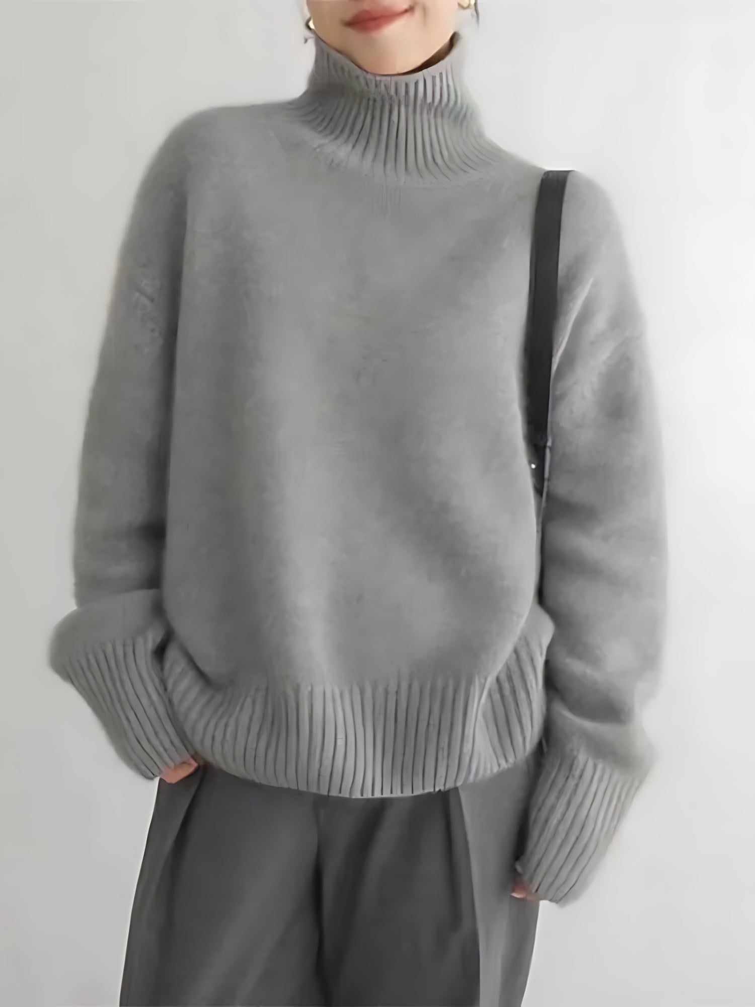 Maggie – Oversized Chunky Turtleneck Sweater