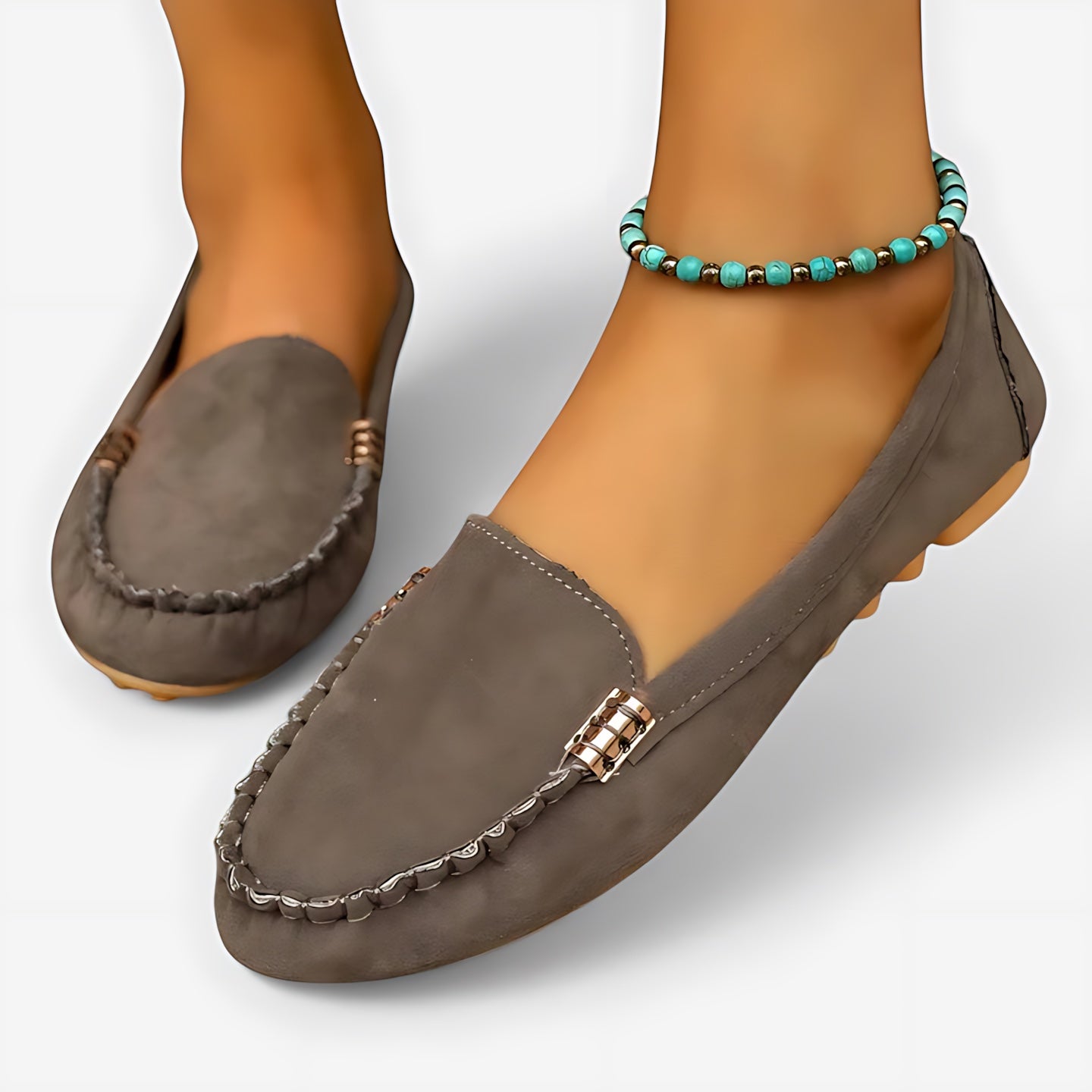Reagen – Suede Moc Toe Driving Loafers